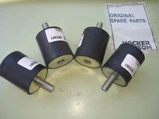 Wacker  OEM WP1550  WP1340 rubber shock mount   plate compactor tamper  set of 4