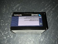 Genuine Lexmark 80C1HC0 801HC Cyan CX410 CX510 High Yield Toner Cartridge