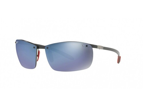 Ray-Ban Occhiali da Sole RB8305M FERRARI F005H0 Nero grigio polarizzato |  eBay