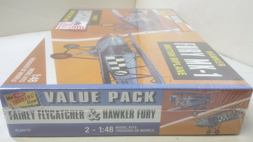1/48 Scale Fairey Flycatcher & Hawker Fury Model Kits (2-Pack) - Lindberg #HL441 - Bild 5 von 5
