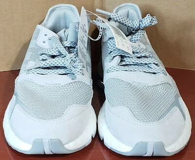 Adidas Nite Jogger Lace Up Mens Sneakers Shoes Casual Grey
