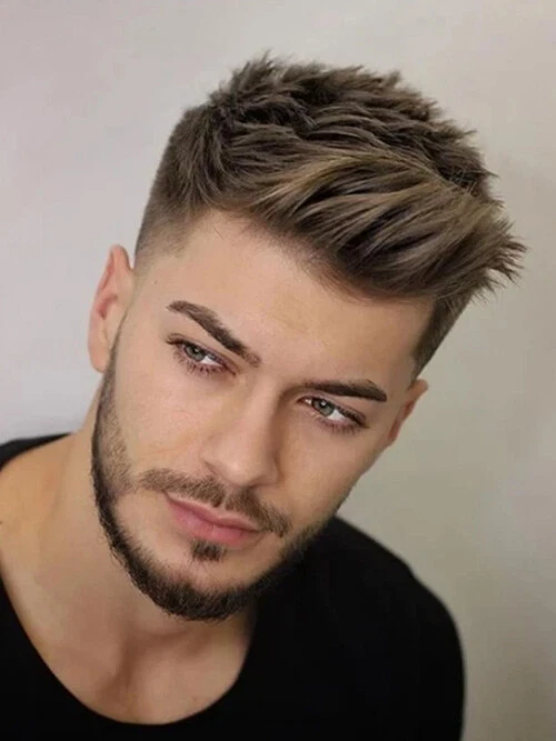 Brown 2025 undercut wig