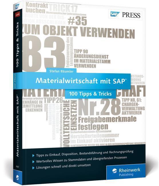 Thumbnail - Materialwirtschaft Mit Sap - 100 Tipps & Tricks Stefan Bäumler