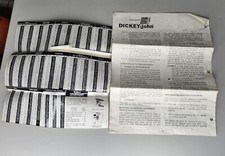 Vintage Dickey-John Grain Moisture Tester Analyzer Manual and Sticker Labels