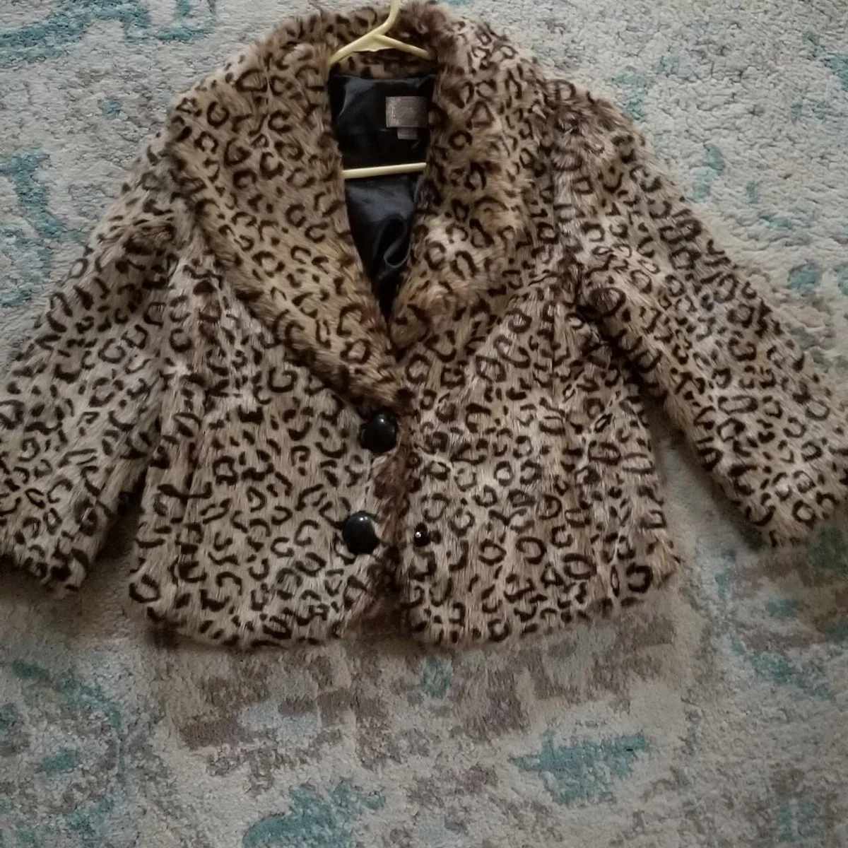 Ebay leopard shop print coat