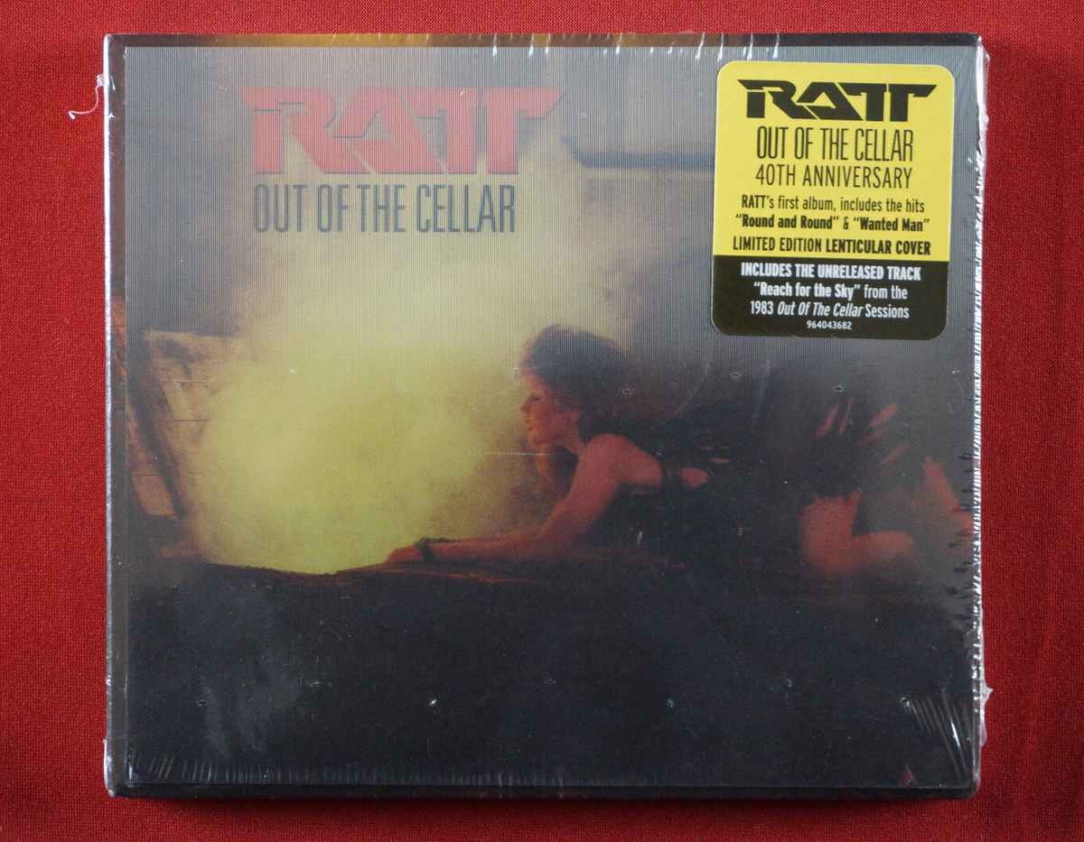 Ratt Out Of The Cellar CD Round and Round Wanted Man Lenticular