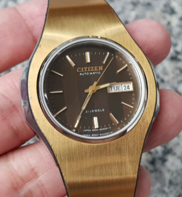 Mint Vintage Automatic Citizen Automatic 61-9477 Caliber 8200 UFO SPACEMAN 7