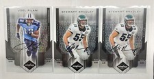 2007 Leaf Limited Stewart Bradley & Joel Filani rookie autos LOT all3 out of 299