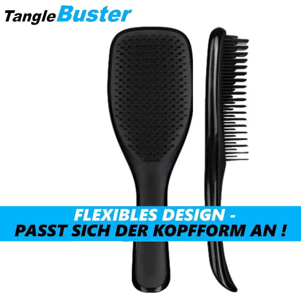 TangleBuster Anti Tangle Brush Hair Breakage Detangling Brush Bendable Bristles - Image 4 of 4