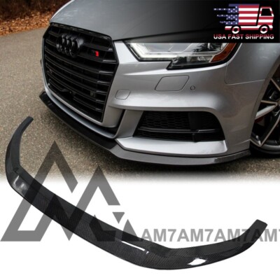 AM7 Design Carbon Fiber Front Lip For 2017 2018 2019 2020 Audi S3 A3 S-Line