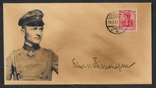 The Red Baron collector envelope w original period stamp 100 years old *OP1138