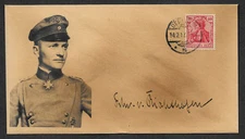 The Red Baron collector envelope w original period stamp 100 years old *OP1138