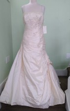 Blue By Enzoani Ivory Wedding Dress Sz 14 NWOT Beautiful SILK Dress             
