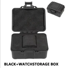 One 1 Watch Storage Watch Case Shock Proof Water Proof Travel Protection Black
