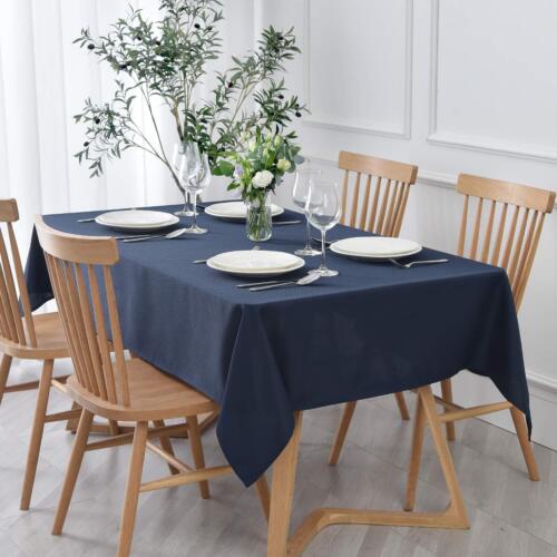 Rectangle Textured Tablecloth Waterproof Spillproof Wrinkle Free Table Cloth,...
