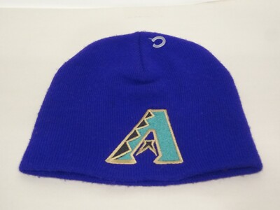 Vintage MLB Arizona Diamondbacks LOGO Knit Skull Cap Beanie Hat