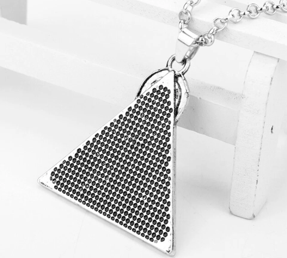 Collar con colgante " Cruz ansada egipcia en tono plateado" ✔️ - Imagen 3 de 3