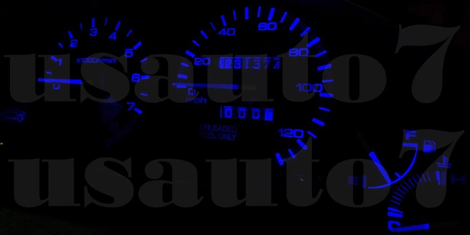 Dash Speedometer Cluster Gauge BLUE LED LIGHT KIT Fit 93-97 Honda Civic Del Sol - Imagem 3 de 4