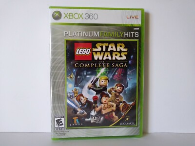 LEGO Star Wars: The Complete Saga XBOX 360 Epic Action Video Game NEW / SEALED!
