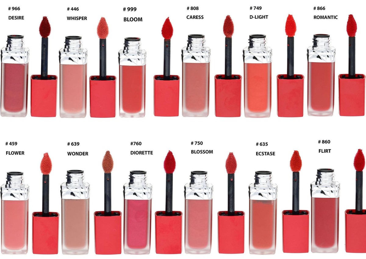Matte Lipstick Swatches Dior Rouge Ultra Care Liquid Dior Rouge