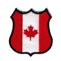 AufnÄHer - Wappen - Kanada - 02934 - Gr. Ca. 5 X 6 Cm - Patches Stick ...