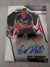 2017-18 Panini Prizm Signatures #SG-ED Edy Tavares Cleveland Cavaliers Auto RC