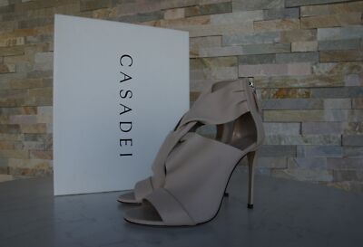 Casadei Sandals High Heels Stiletto Skin Color Size 37.5 38 39 39.5 40 41