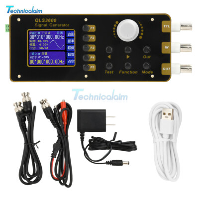 QLS3600S 2.4-in TFT Arbitrary Wave DDS Function Signal Generator/Frequency/Pulse
