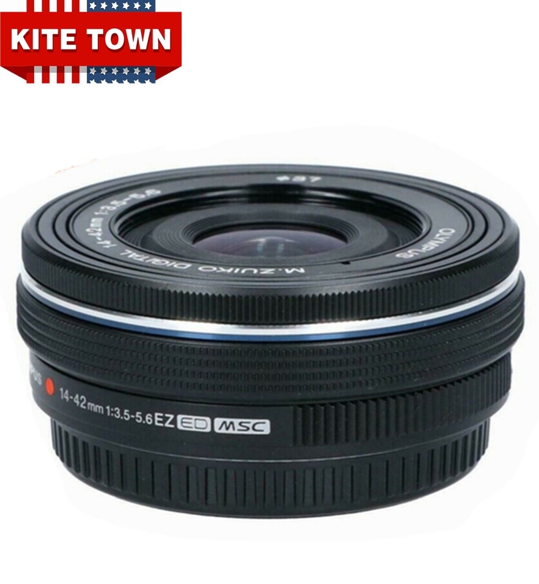 M.Zuiko 14-42mm f/3.5-5.6 EZ Black Lens for Panasonic Olympus