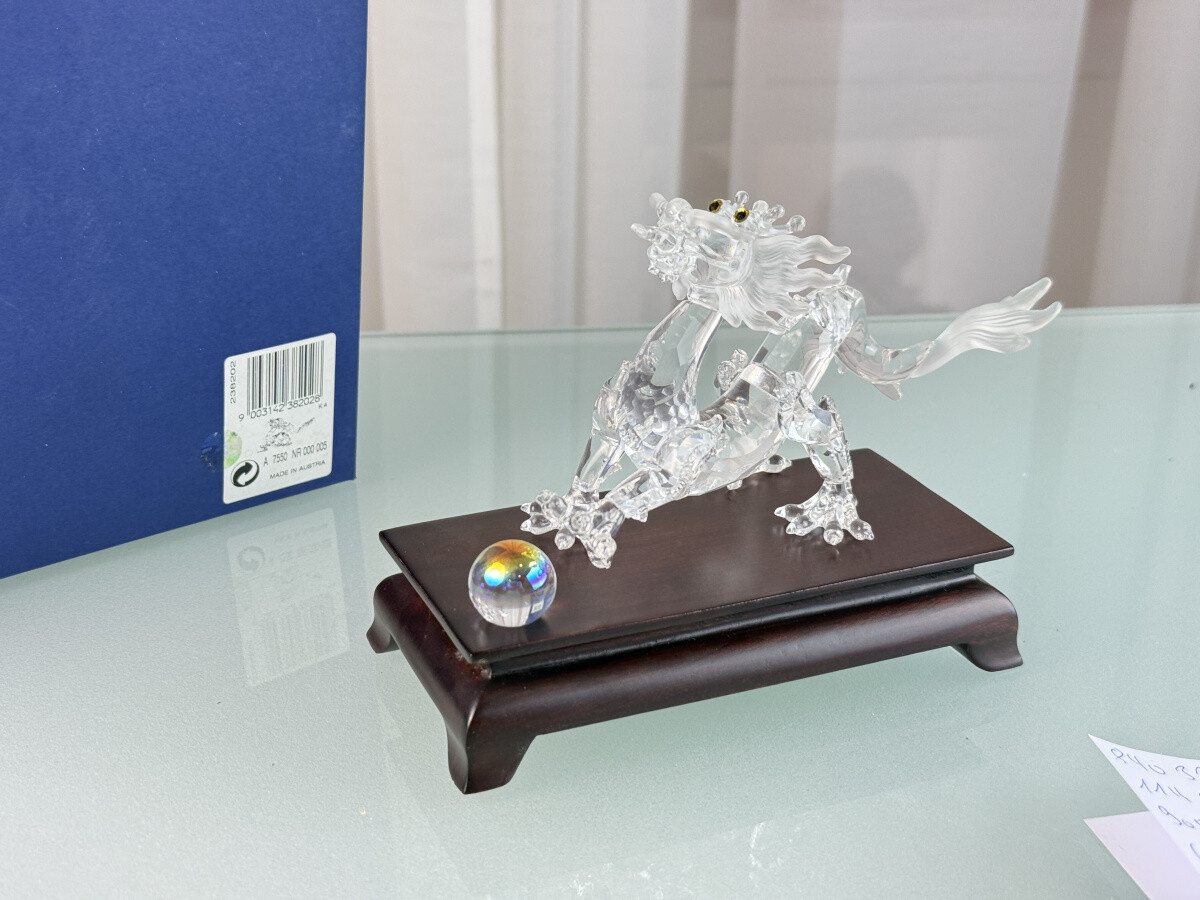 Swarovski Figurine 238202 Zodiac Dragon 15cm With Original Box