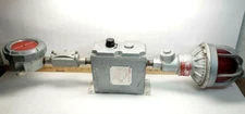 RONAN EXPLOSION PROOF X15-1001S ANNUNCIATOR W/ BENJAMIN STROBE & AUDIBLE SIGNAL
