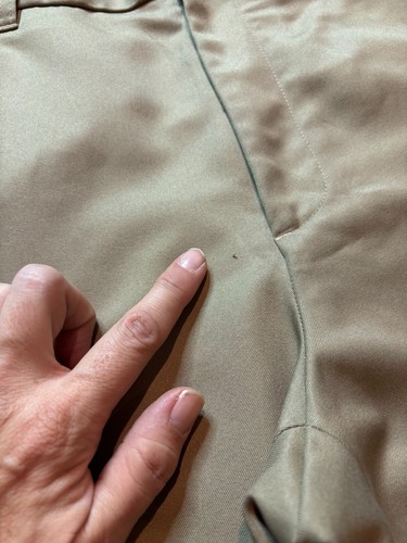 Greg Norman for Tasso Elba Flat Front Khaki Chino Golf Quick Dry Tan Pants 36x34 - Picture 3 of 6
