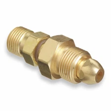 CGA-580 to CGA-320 Adapter, Argon Bottle to CO2 Carbon Dioxide Regulator