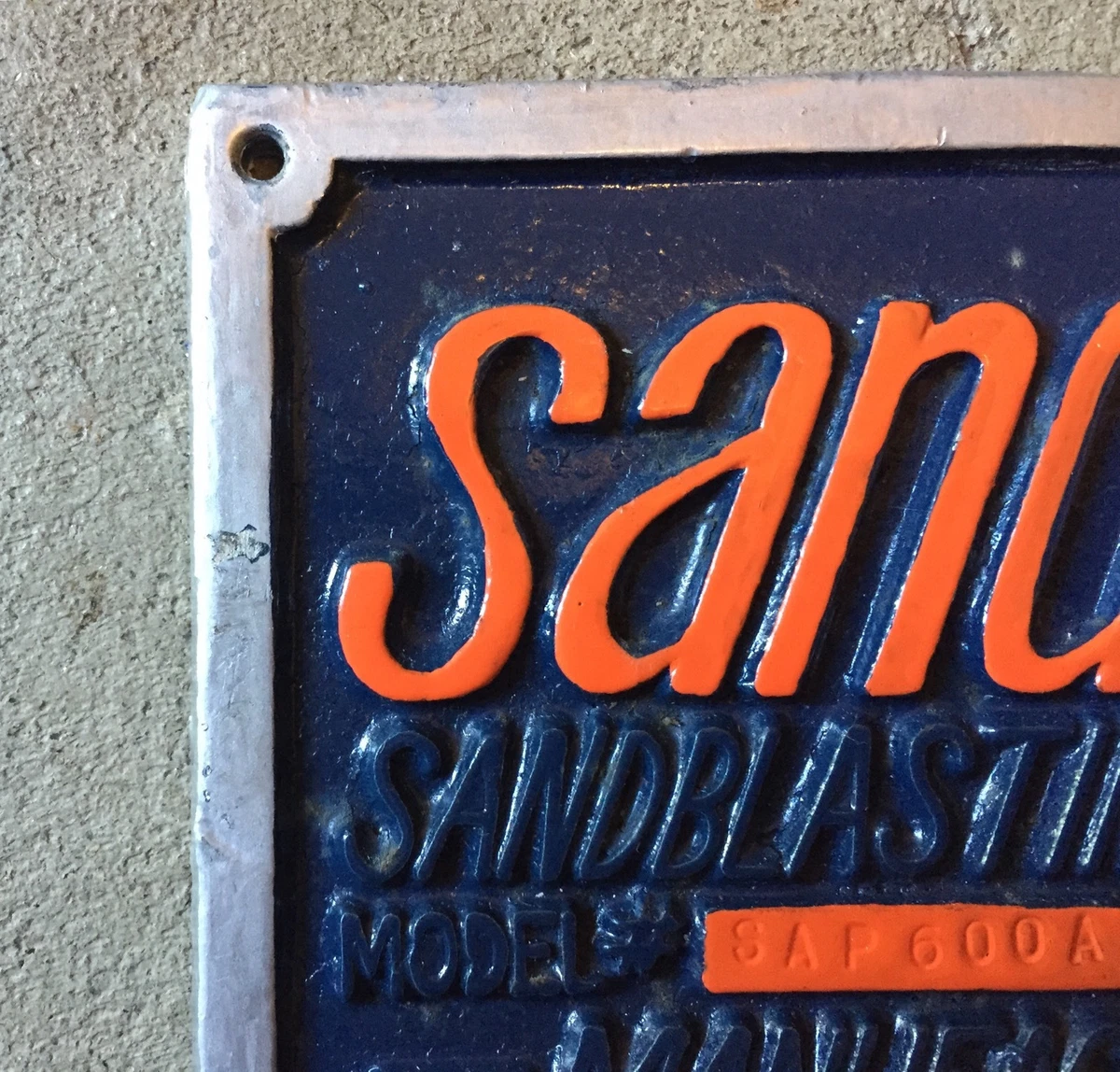 Vintage SAND ALL Sandblasting Equipment Supplies ACE Enterprises
