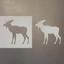 Moose 1 Plastic Mylar Stencil Airbrush Painting Art Supplies