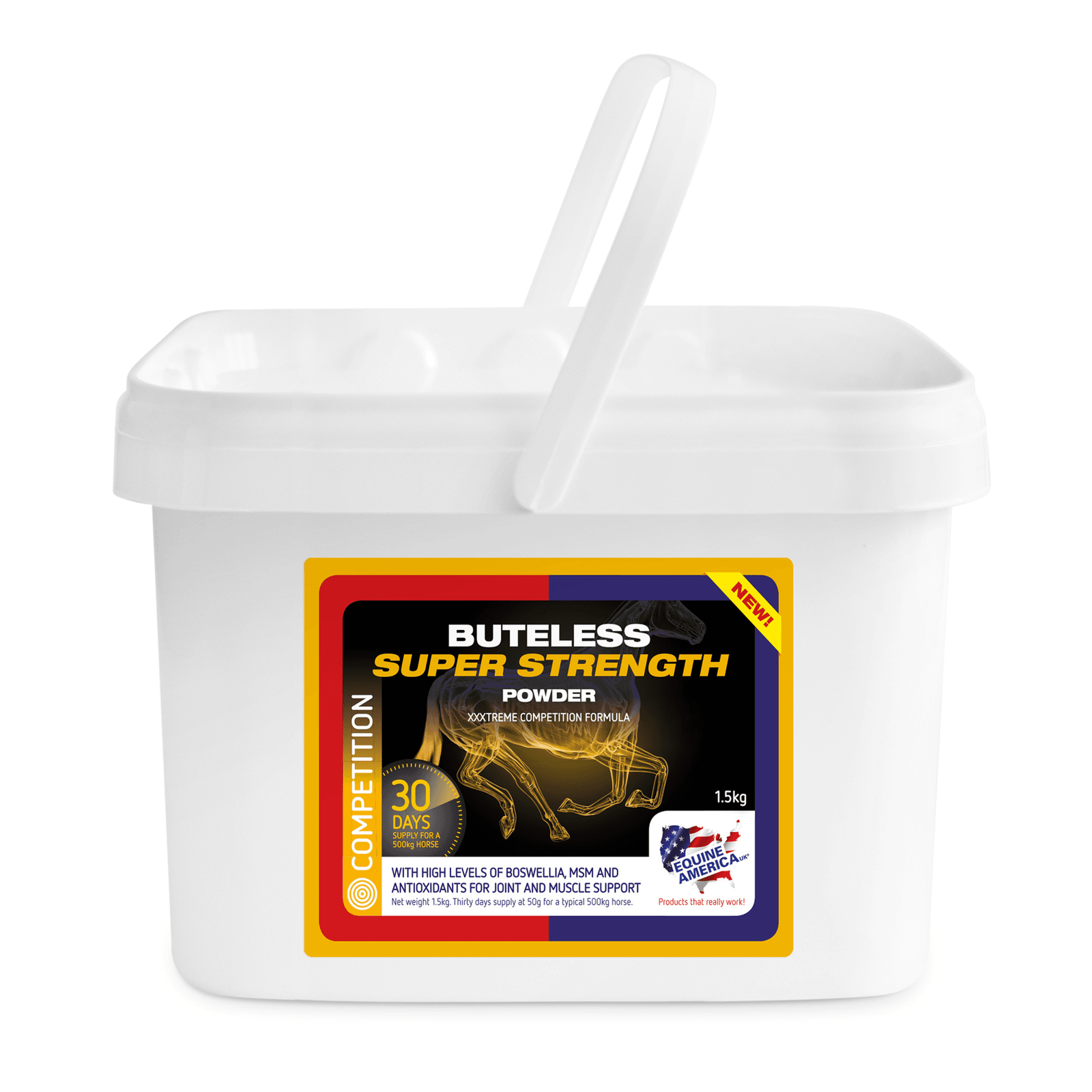 Equine America Black Buteless Super Strength Powder - 1.5Kg - Image 2