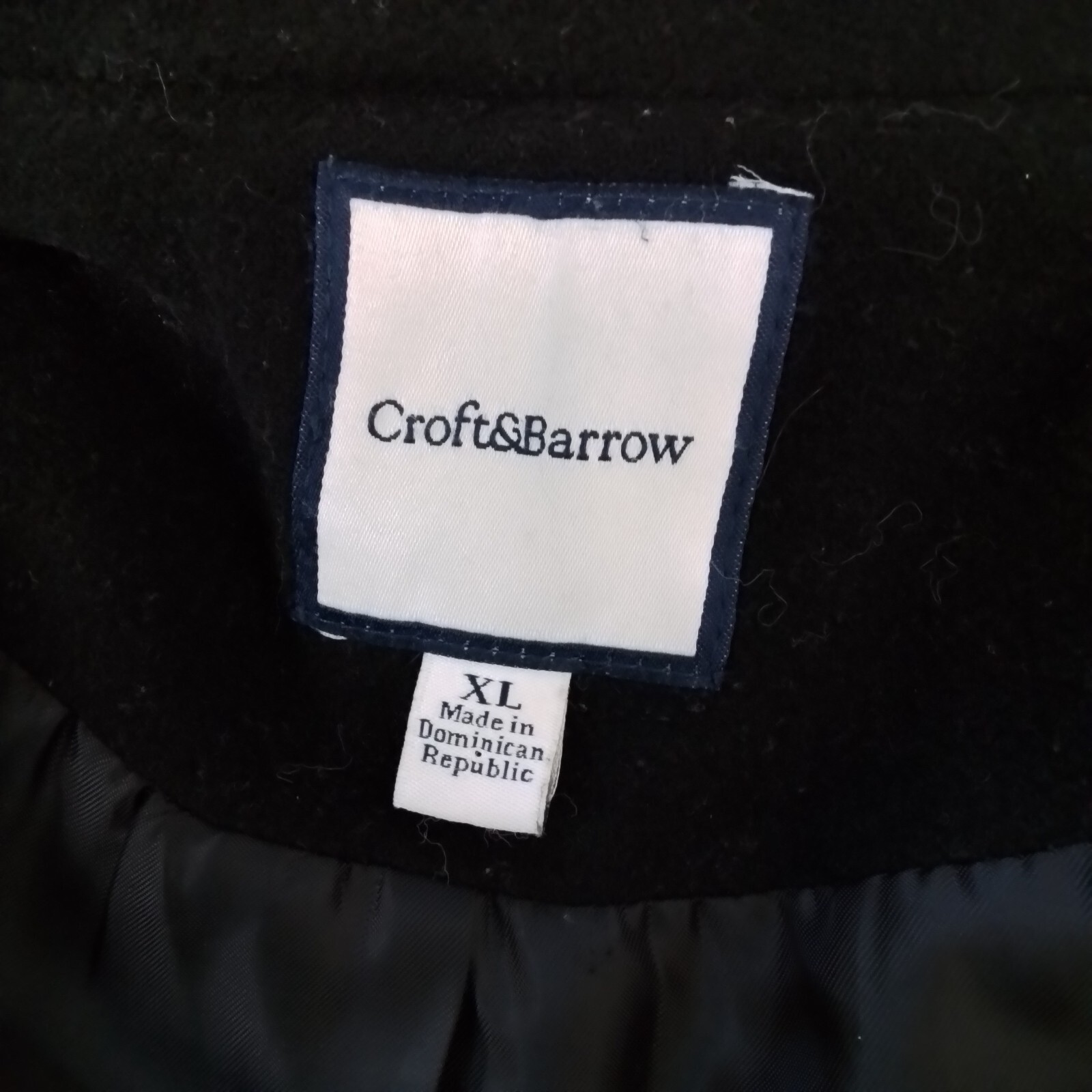 Croft Barrow Women's Solid Black Collared With Po… - image 12