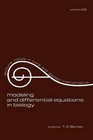 Modeling and Differential Equations in Biology by T. A. Burton (Paperback, 1980)