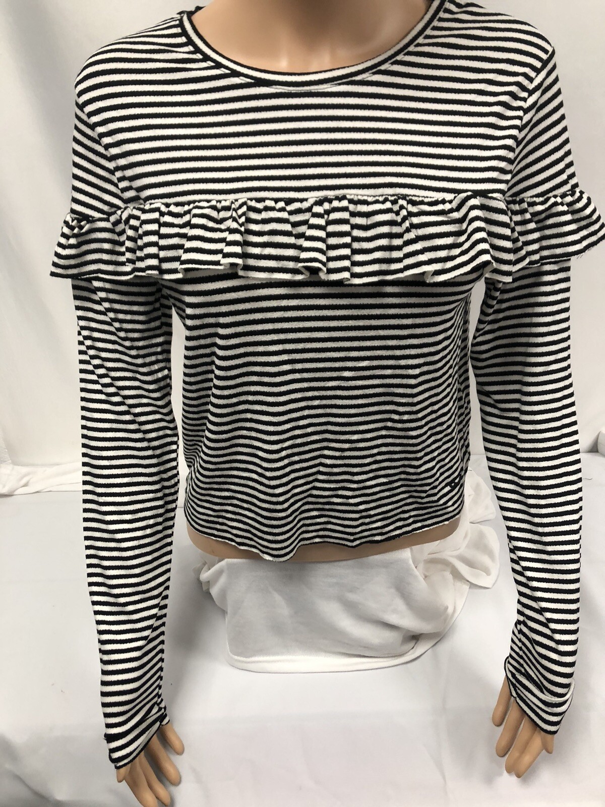 LTB Women's Top Size S Color Black & White New !!!