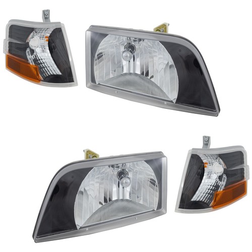 Headlight Assembly Set For 200003 Volvo VNL 0017 VNM Left Right Diamond Design 193843029175 eBay