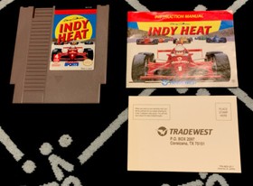 Danny Sullivan's Indy Heat NES gioco raro come nuovo CIB completo di scatola gioco Nintendo