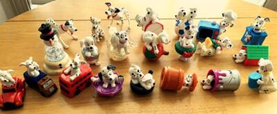 Vintage Disney Action Toy Lot 101 Dalmatians Dogs 22 Exc Decor Cake Topper 3 lbs