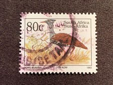 SOUTH AFRICA RSA SUID AFRIKA 1993 ENDANGERED FAUNA 80C OTIS KORI - USED