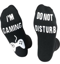 Do Not Disturb I'm Gaming Socks Adults One Size Great Gift Idea