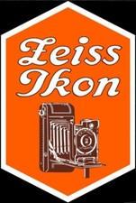 Zeiss Ikon Cameras DIECUT NEW 28" Tall Sign USA STEEL XL Size