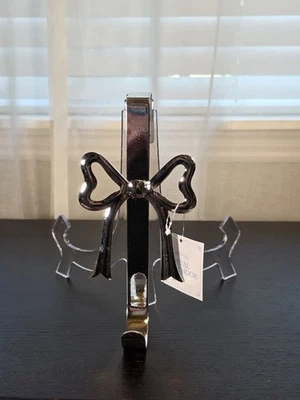 NEW 2025 Target Bullseye Playground SILVER BOW 🎀 Coquette Over Door Wreath Hook