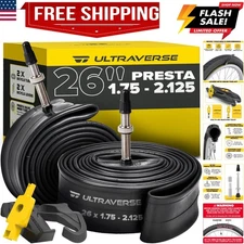 Bike Inner Tube for 26, 27.5 X 1.75/1.95/2.10/2.125 inch Bicycle tire Sizes w...