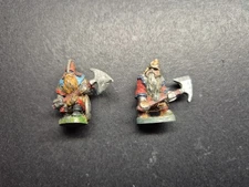 2x Grenadier 1990s Fantasy Warriors #9003 - Dwarf Warrior (E)