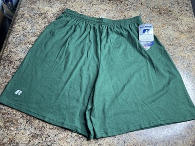 Vintage Y2K Russell Athletic Shorts Men s XL Green  Workout  Drawstring NWT