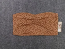 Decree Tube Top Women Large Cashew Animal Lace Strapless Stretch Layering New